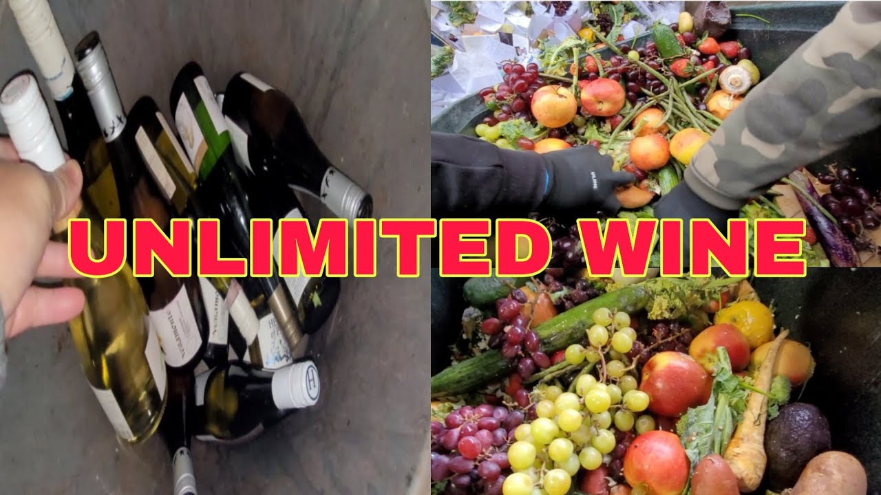 DUMPSTER DIVING | UNLIMITED WINE TUBA NG CANADA @bisdaklorjapanvlog