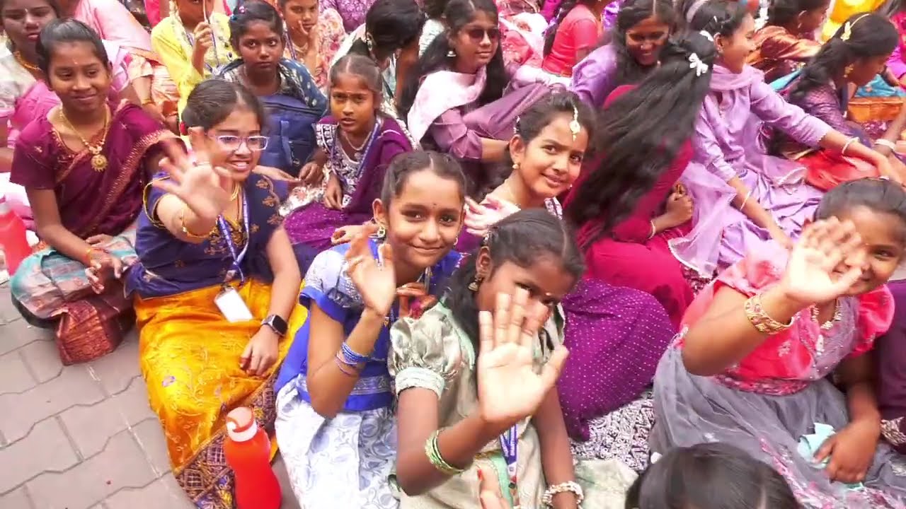 Pongal celebration : Shanthiniketan school 