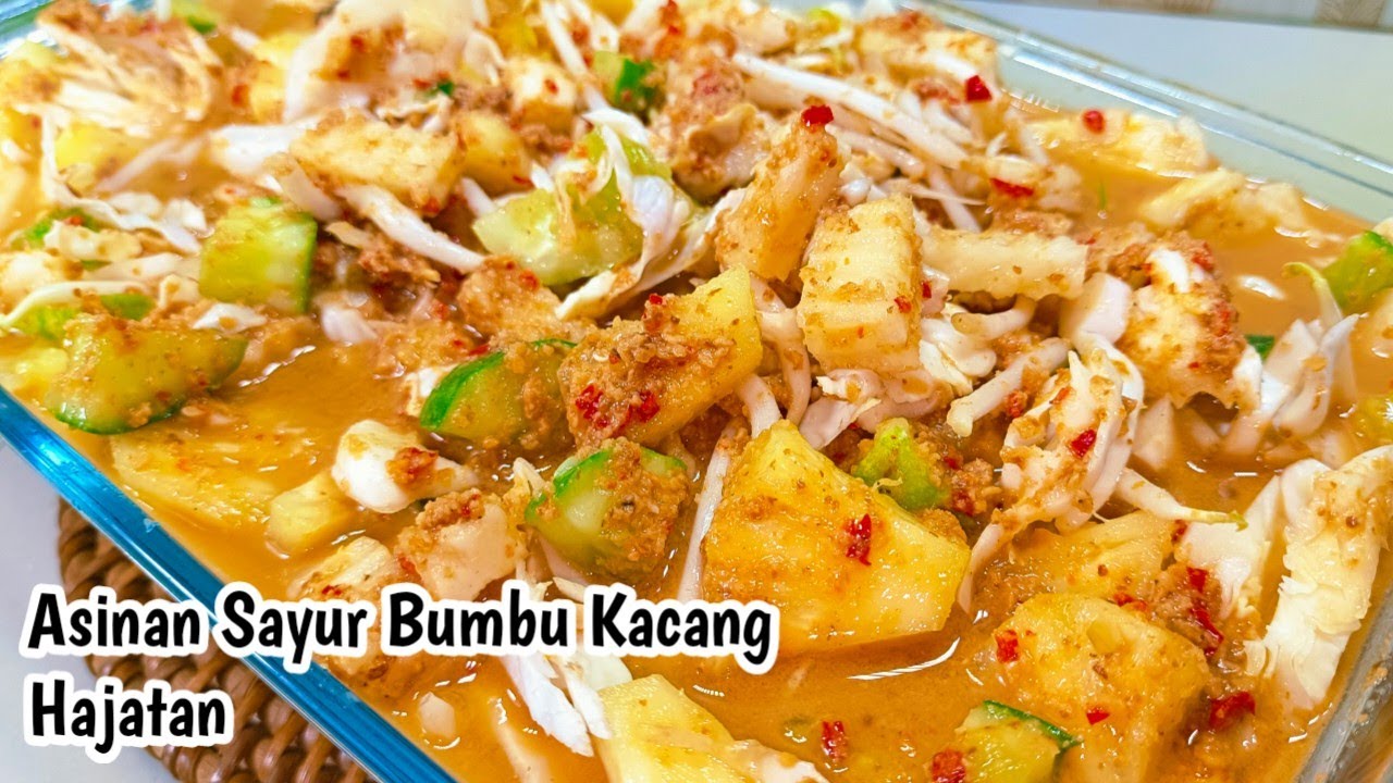 ASINAN / RUJAK SAYURAN BUMBU KACANG ALA HAJATAN