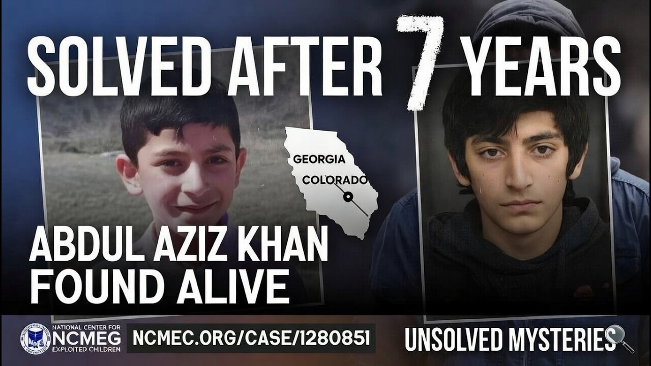 SOLVED: Missing in Georgia | Aziz Khan, 7 | Found Alive After 7 Years