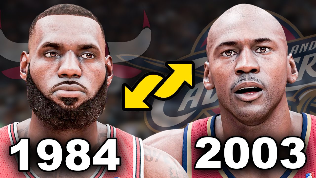 I Swapped LeBron & Jordan's Careers