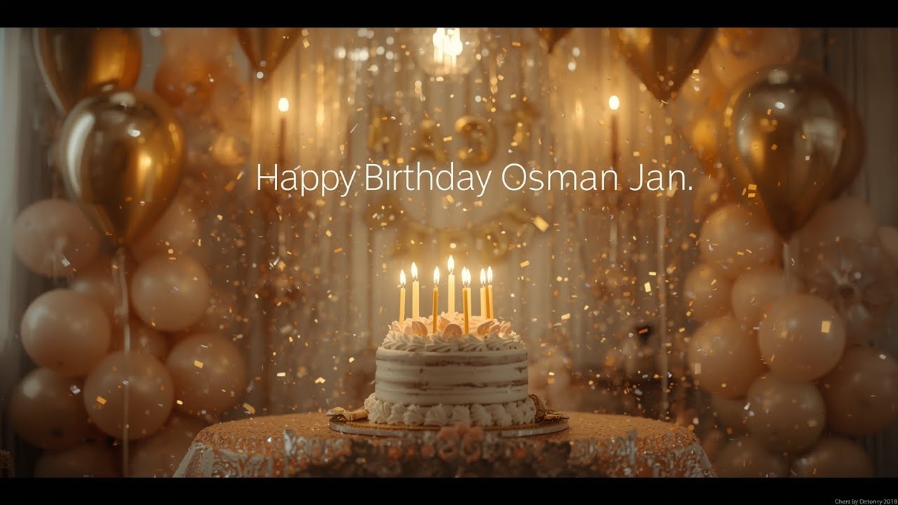 آهنگ تولدت مبارک به اسم عثمان جان / Happy Birthday Osman Jan