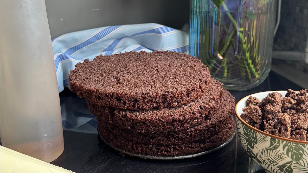 Fourrage gateau chocolat caramel / حشو كيك شكلاط بنصائح