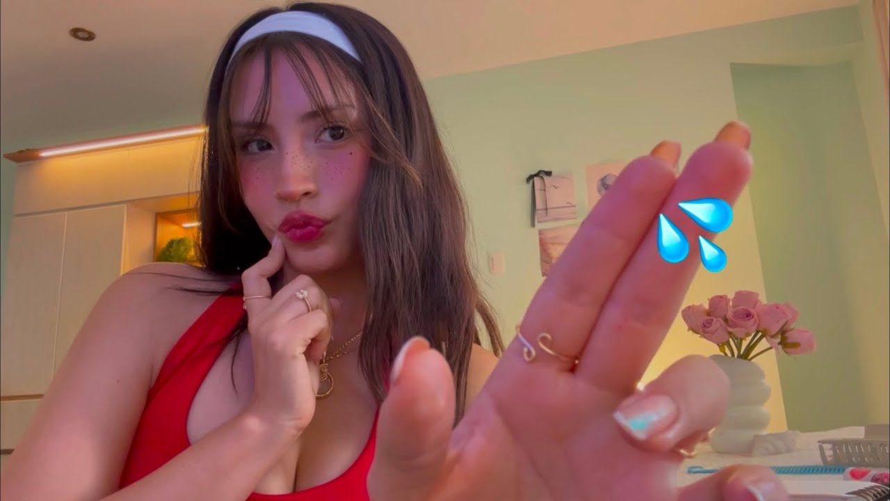 ♡ ASMR S P 1 T PAINT1NG  y  MUCH4 BAB1T4💦👄 | ASMR en ESPA&Ntilde;OL para DORMIR