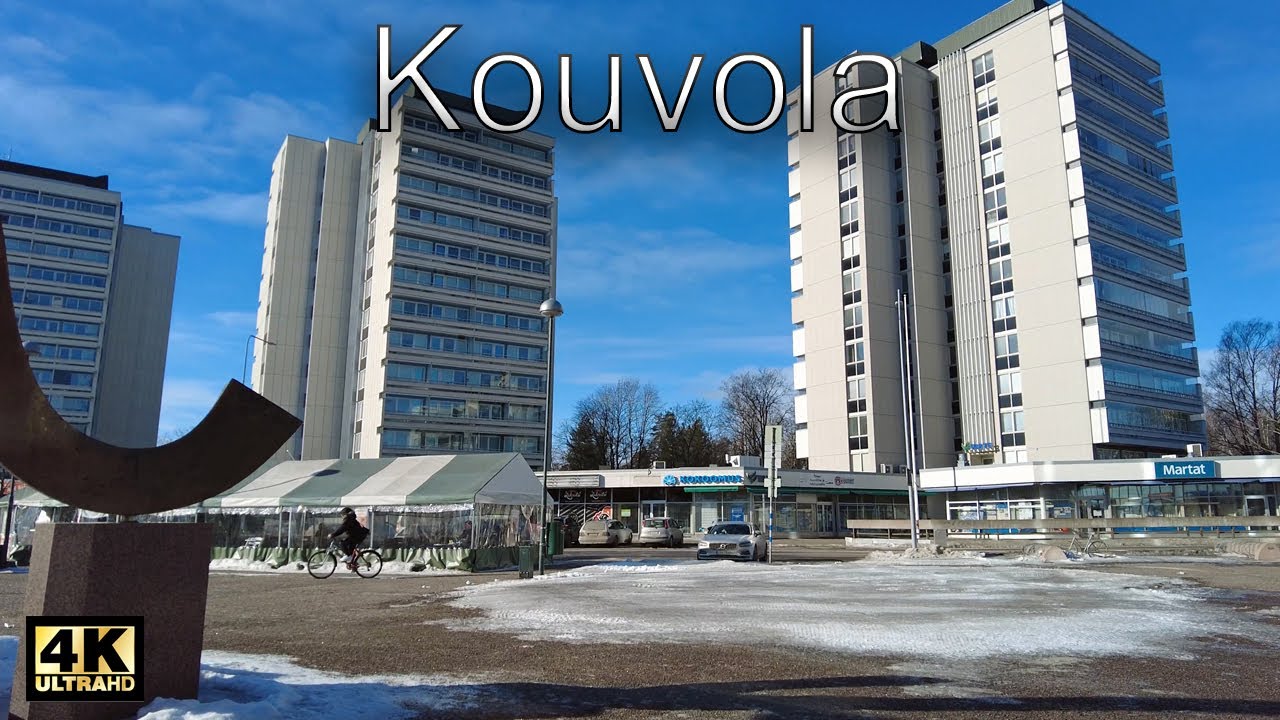 Winter Walk in Kouvola Finland