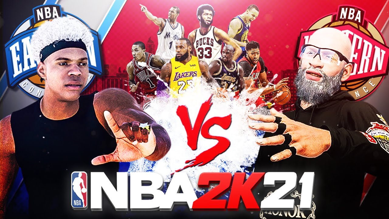 Я и GMAN делают ставки на игру всех звёзд в NBA 2K21 с нашими друзьями