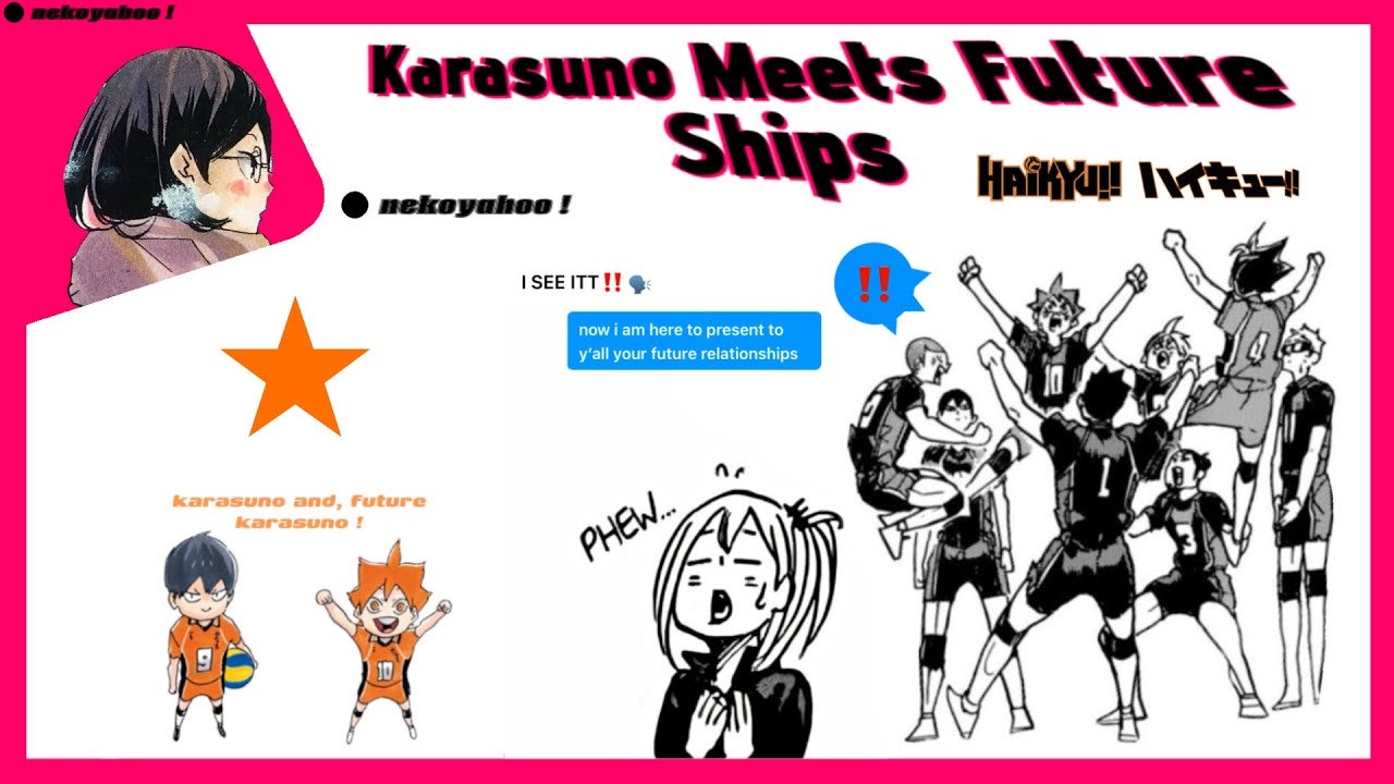 Haikyuu Meets Future Ships • haikyuu texts | Pt. 1/6 • Karasuno