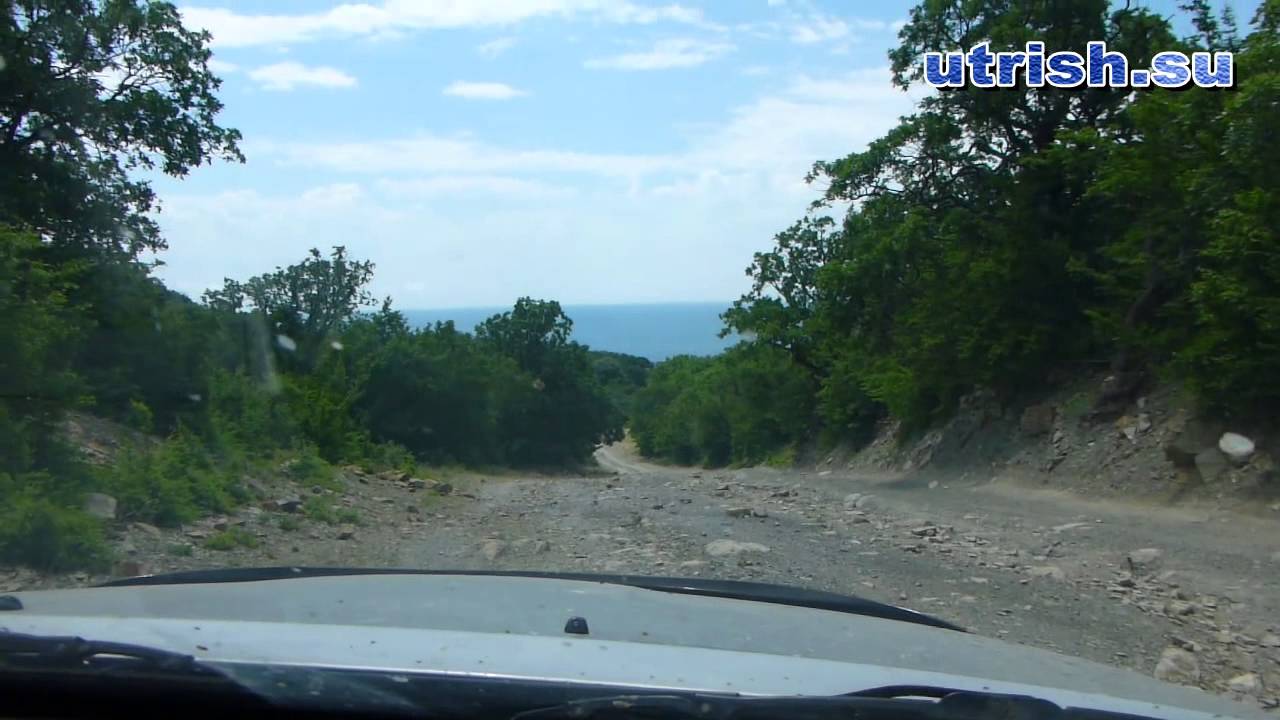 Дорога на Малый Утриш со стороны Анапы