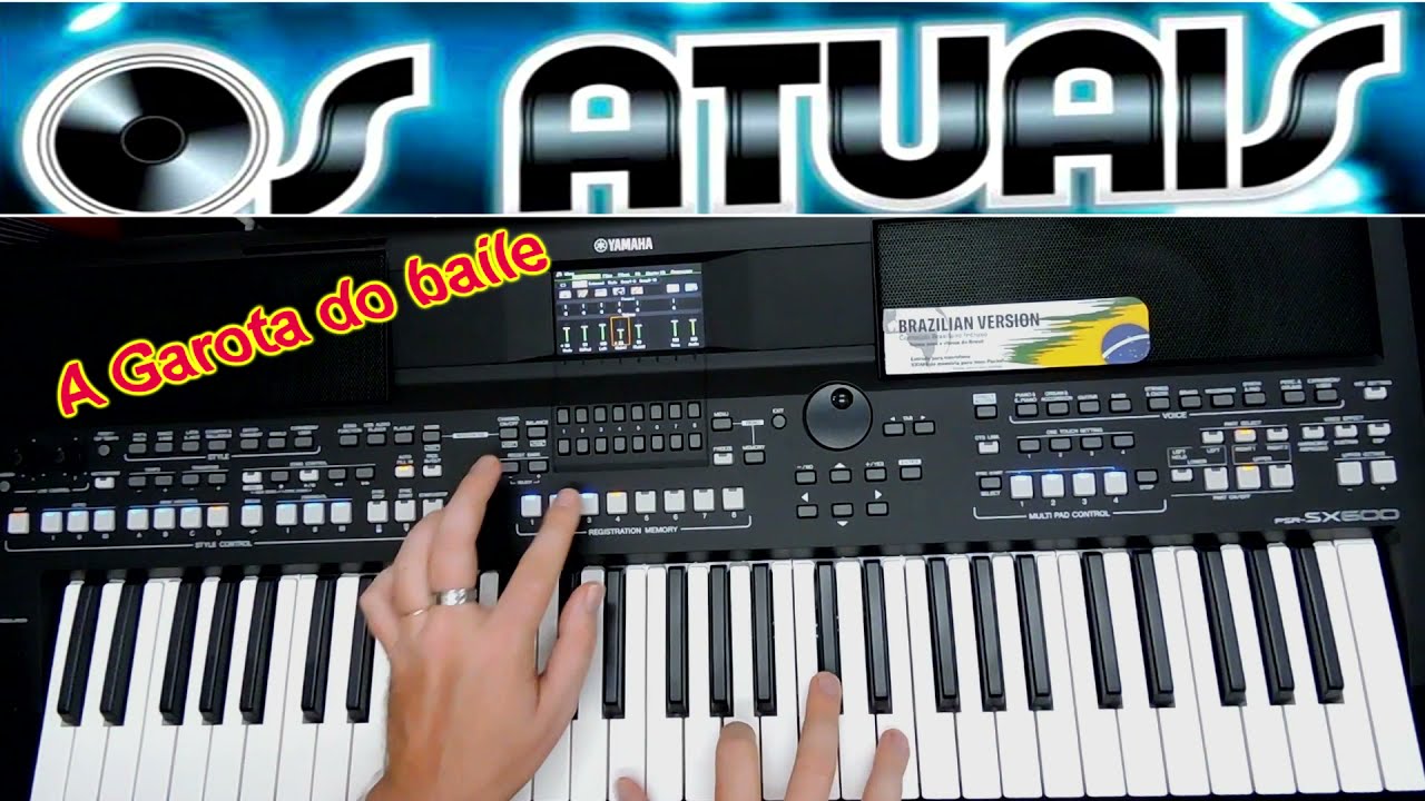 A garota do baile Os Atuais vídeo aula teclado
