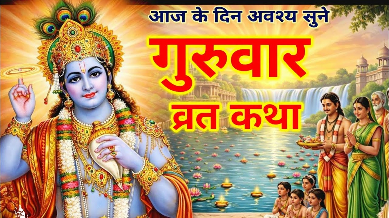 आज ही सुनें बृहस्पतिवार व्रत कथा | बदल जाएगी किस्मत और घर में आएगा सुख-शांति ✨💛#bhakti 