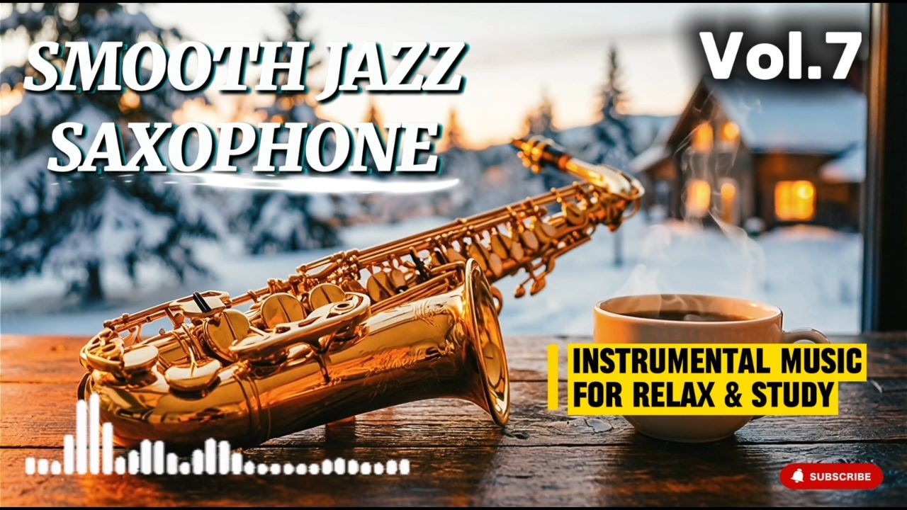 Cozy Winter Jazz ☕ Relaxing Instrumental Music for Snowy Days, Study & Sleep