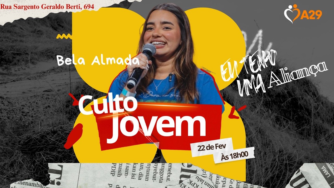 CULTO JOVEM || EU TENHO UMA ALIANÇA || BELA ALMADA