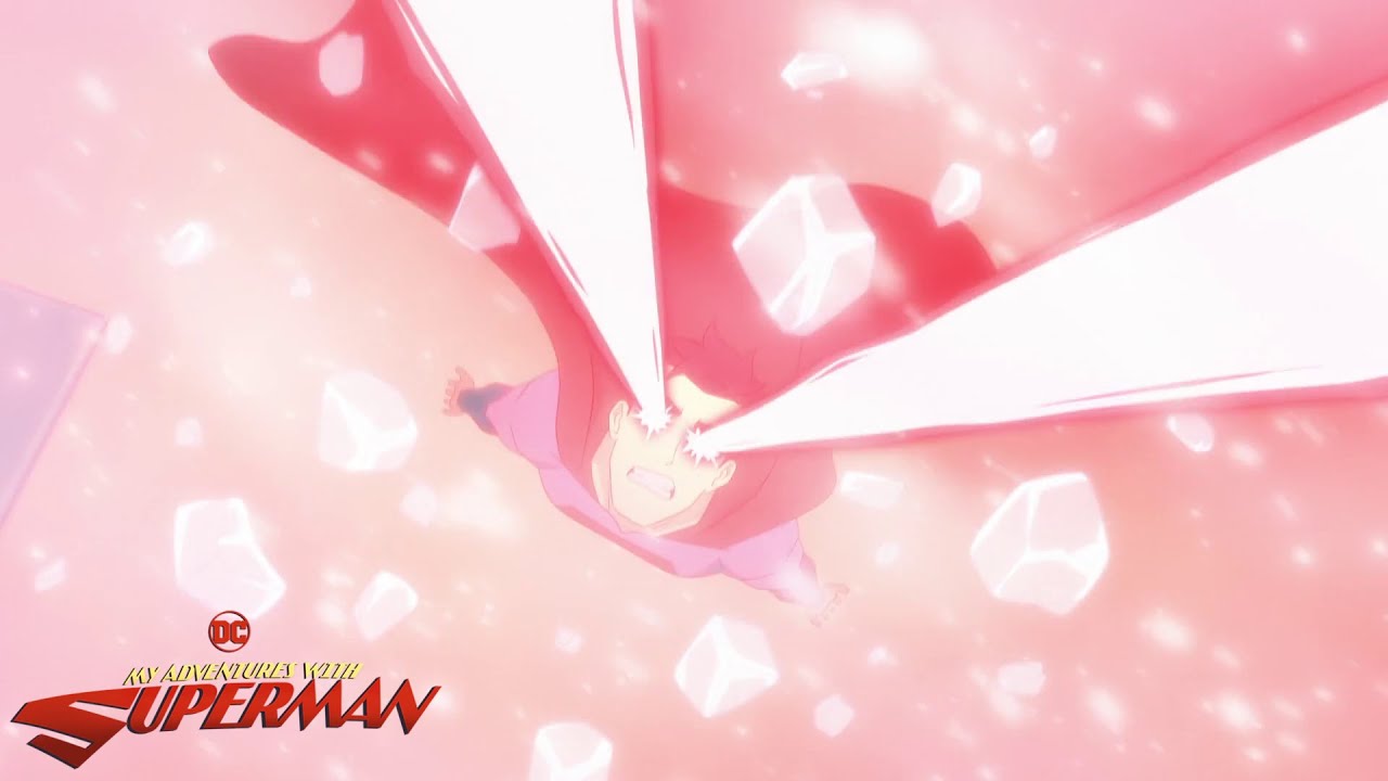 Superman vs Intergang | Superman uses heat vision - My Adventures with Superman