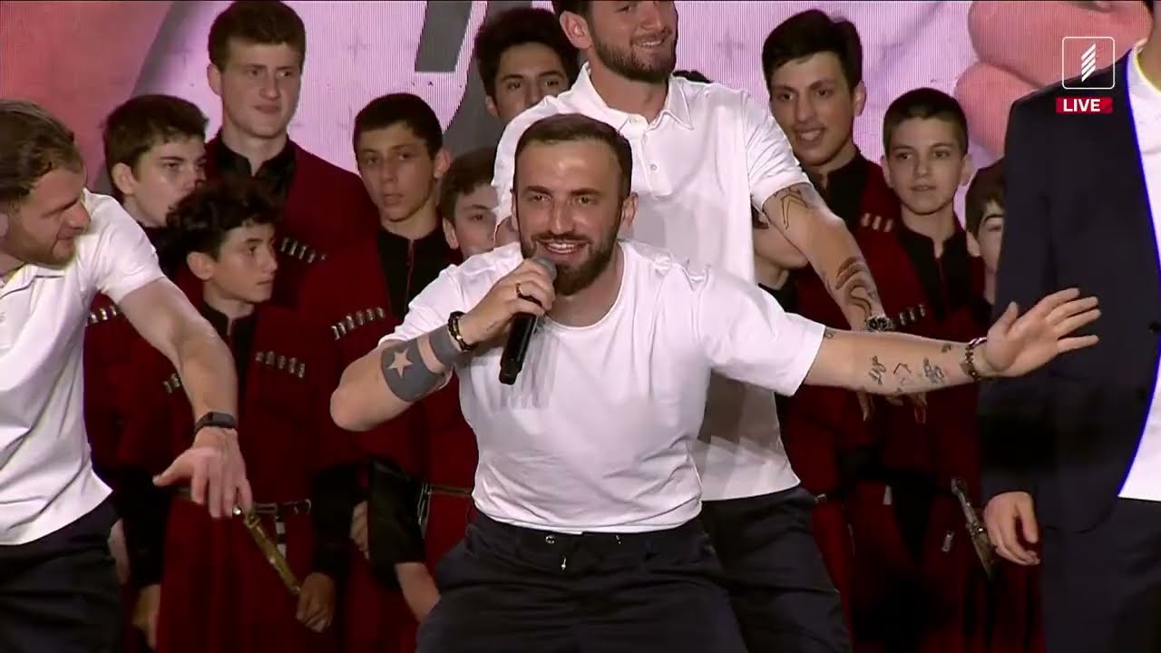 🇬🇪 საქართველოს ნაკრების გამოსვლა სცენაზე