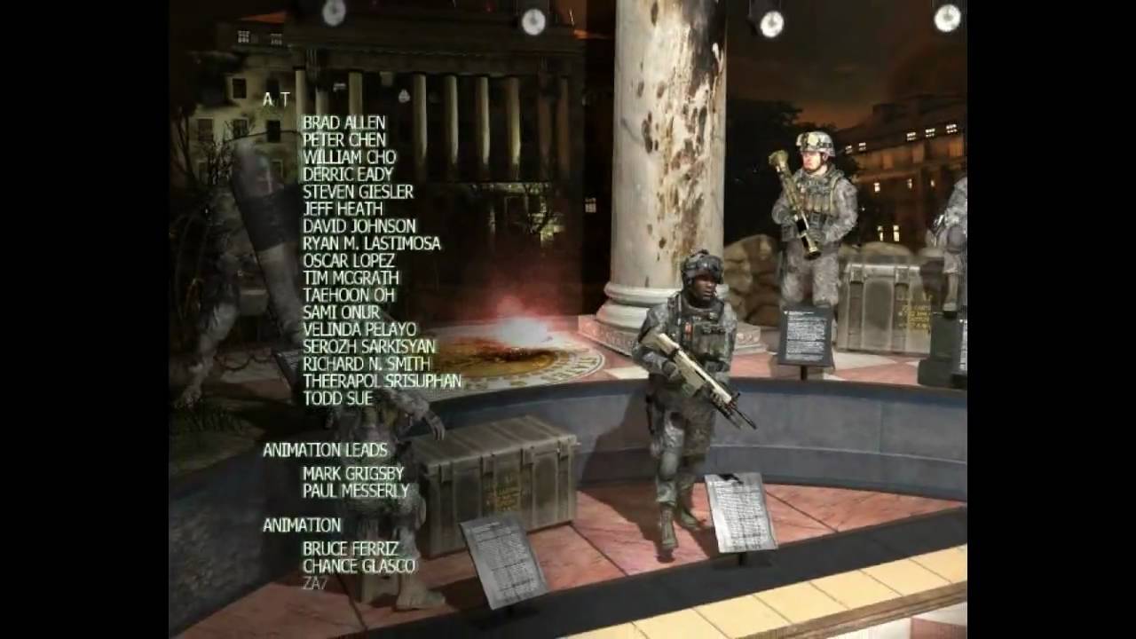 CoD: MW2 (CoD6) final scene.Single.