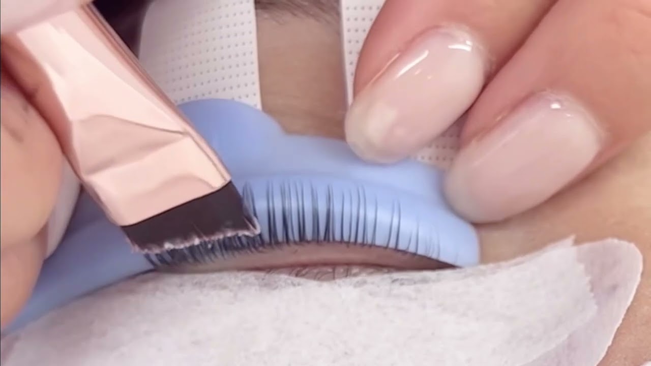 [속눈썹펌] 노글루수분펌 시술영상 풀공개 / 烫睫毛 / eyelashes perm (feat. 얼리밤 연화롯드)