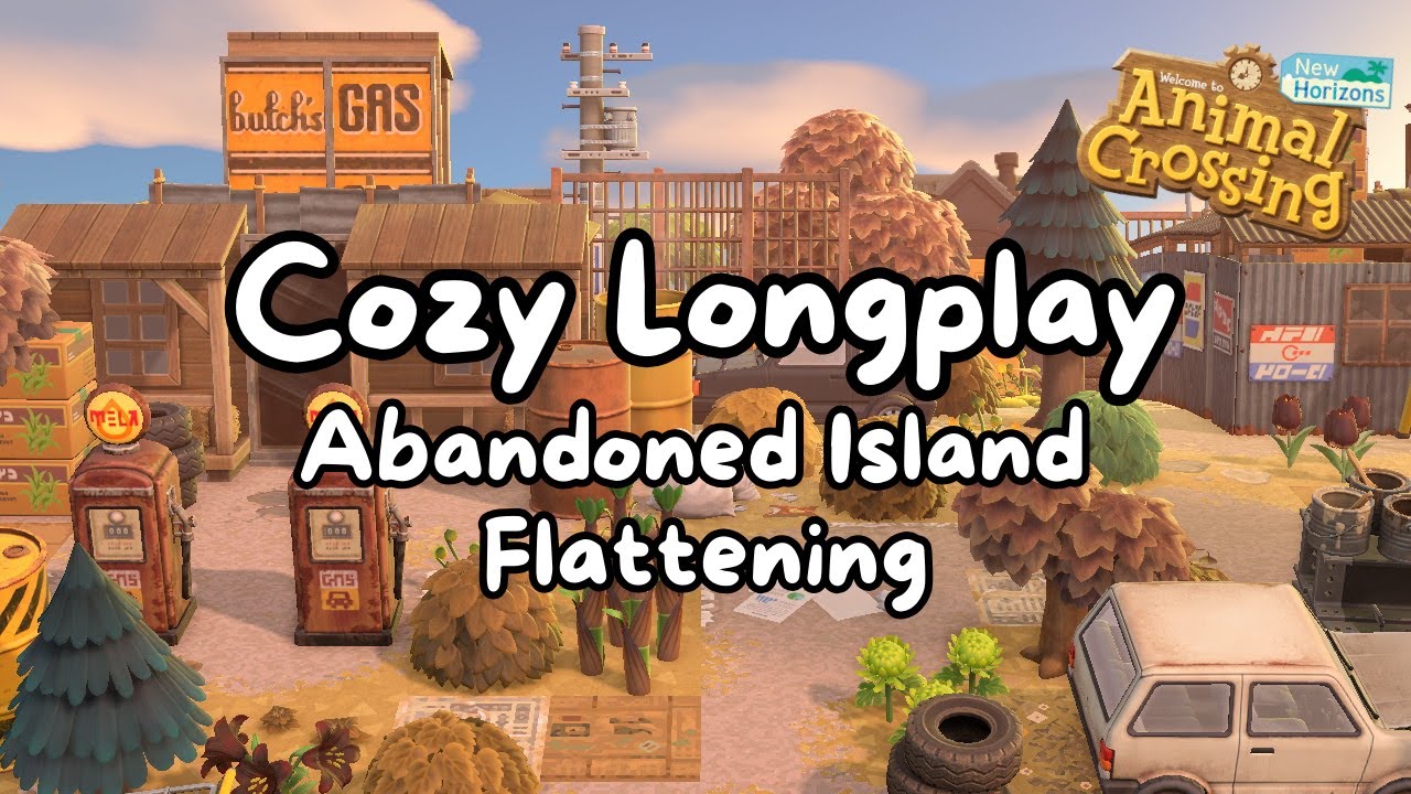 ACNH Cozy Longplay | Abandoned Island Flattening (no commentary)