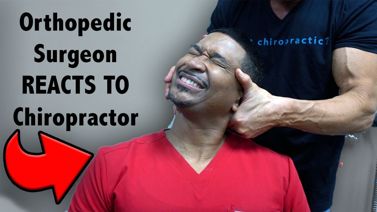 Orthopedic Surgeon gets adjusted! #chiropractic #asmr #shorts #trending #trendingshorts