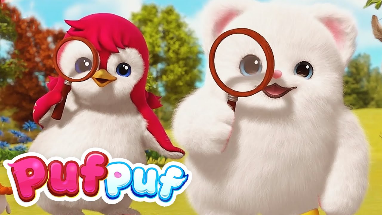 Spionez - Ghicește ce văd!  Cântece cu jocuri pentru copii Puf Puf