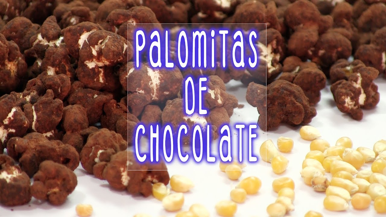 Como hacer palomitas de chocolate. Receta fácil y rápida