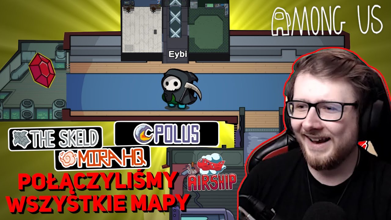 POŁĄCZYLIŚMY *WSZYSTKIE* MAPY W JEDNĄ WIELKĄ MAPE! | AMONG US
