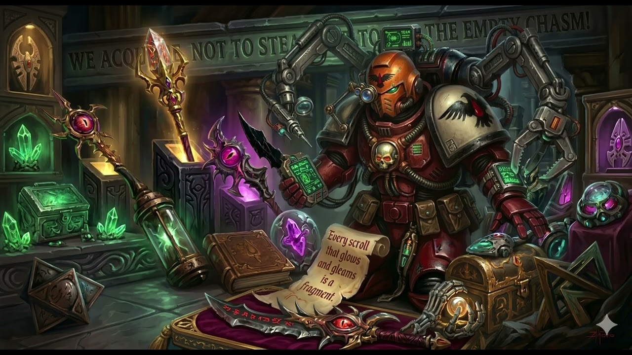 Warhammer 40k music blood raven tech marine fragments of the answer 