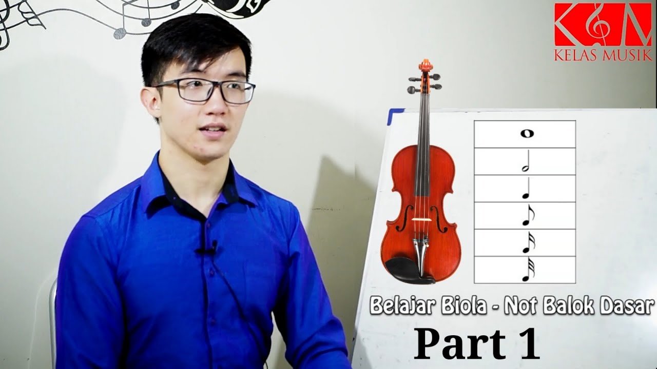 Belajar NOT BALOK DASAR Biola Mudah | Part 1 | Tutorial Belajar Biola Pemula