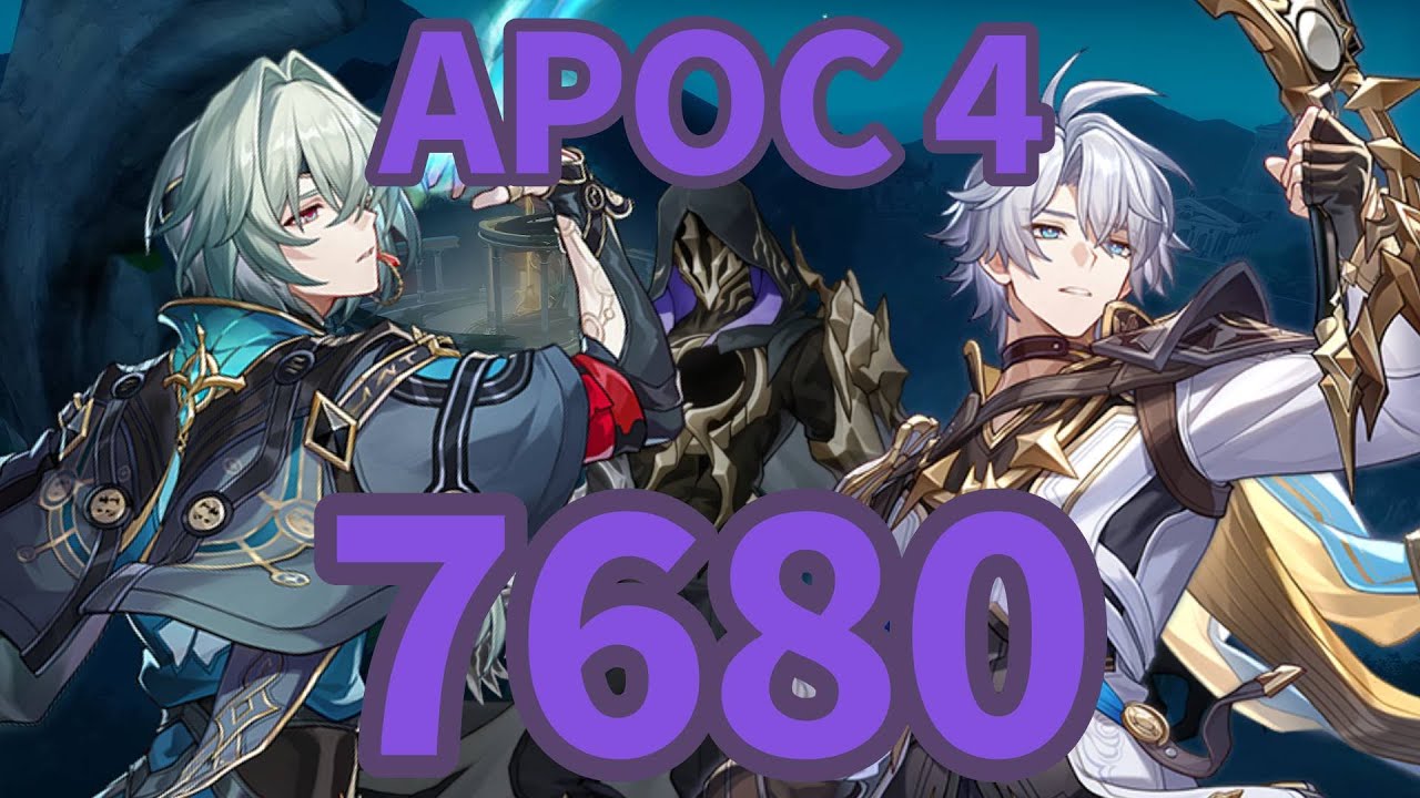 E2 Anaxa + E0 Phainon ~ Apocalyptic Shadow 7680 (3.4) ~ Honkai Star Rail