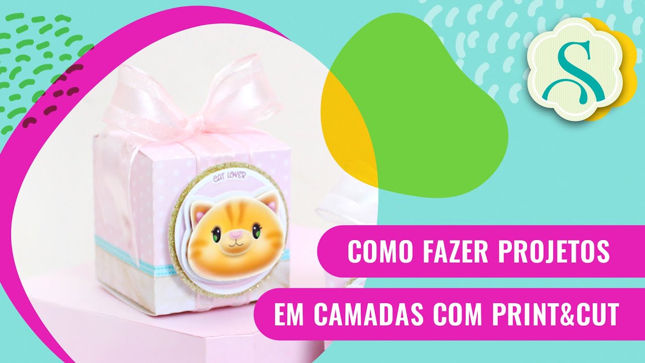 DIY Como Fazer Print and Cut no Silhouette Studio - Projeto em Camadas + Arquivo Grátis