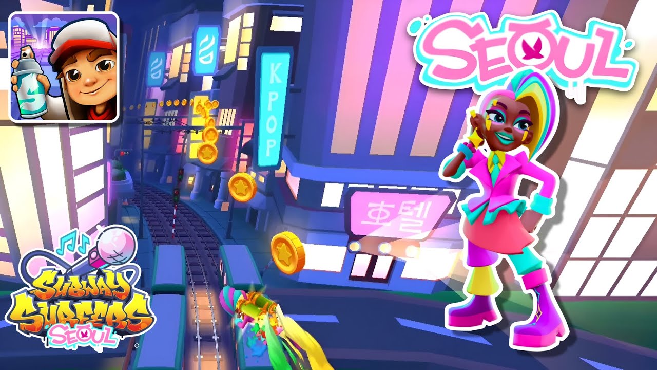 Subway Surfers Seoul 2025 НОВОЕ ОБНОВЛЕНИЕ для сезона K-pop и яркой энергии с Бертой! ⚡🎤✨