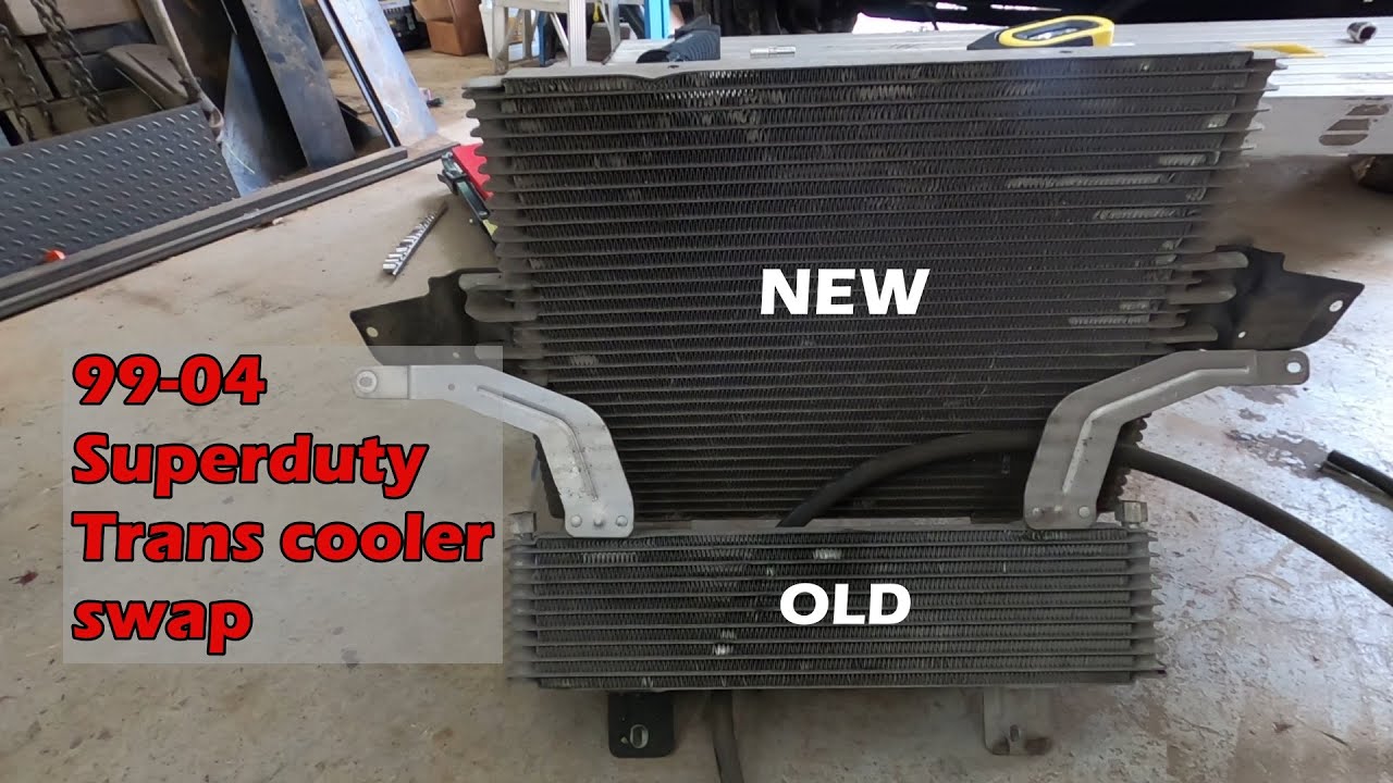 If you have a 99-04 Superduty, you need to do this!! Trans cooler swap
