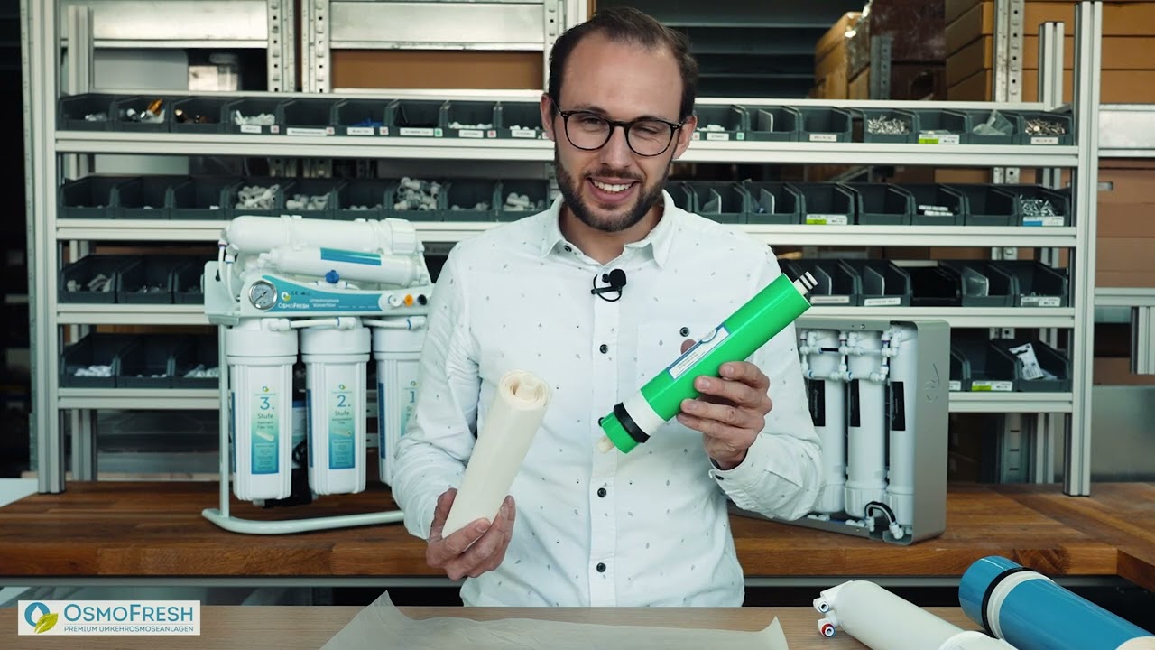 Einfach erkl&auml;rt - Wie funktionieren Umkehrosmose Membranen? Ein Erkl&auml;rvideo von OsmoFresh