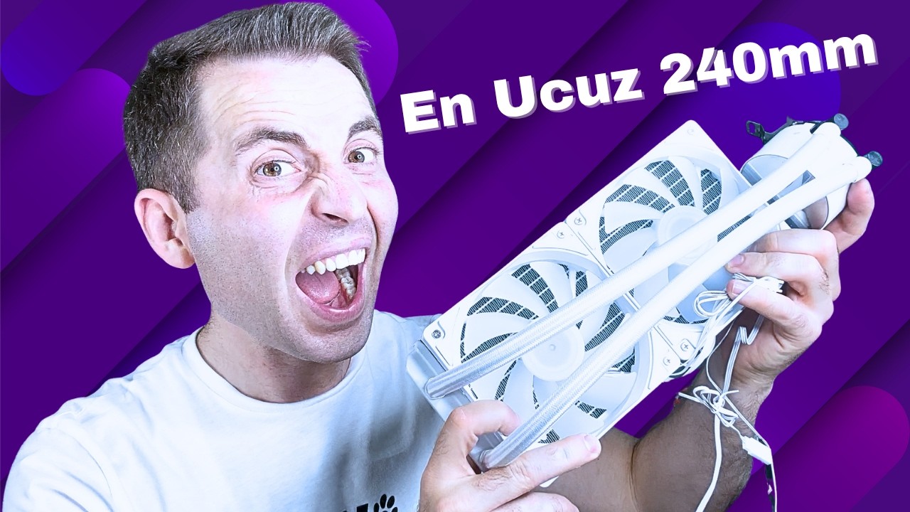 Piyasadaki En Ucuz Beyaz 240mm Sıvı Soğutmayı Aldım - 105 Watt İşlemciyi Soğutabildi Mi ?