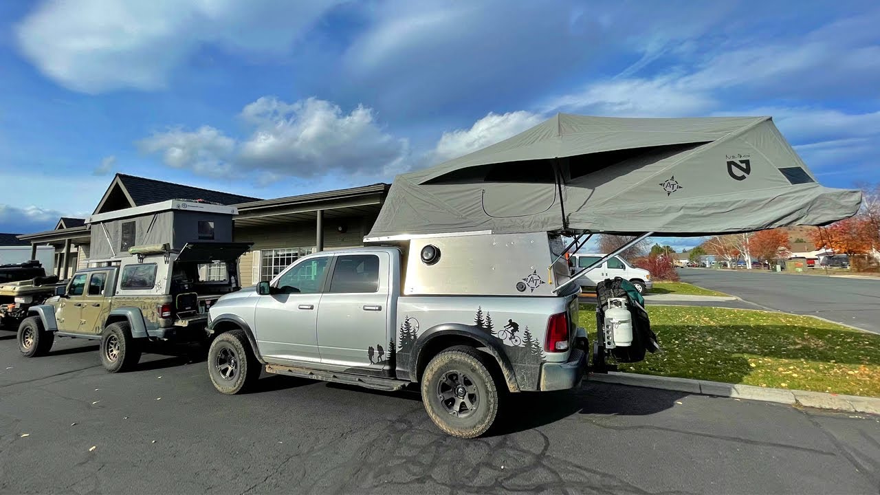 Прогулка по кемпингам AT Overland Campers — Habitat и Atlas Pop Up Truck Campers
