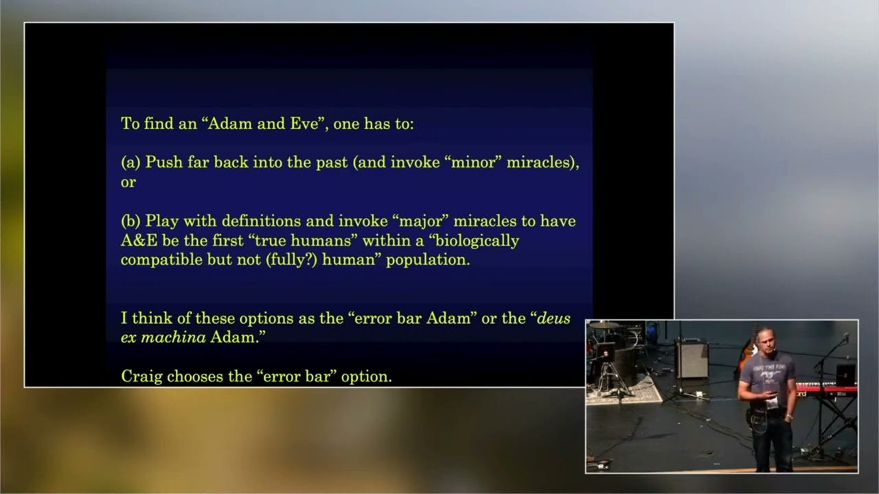 Dennis Venema, &ldquo;Adam, Eve, & Craig: An Interrogation of WLC&rsquo;s ... Historical Adam&rdquo; (ASA 2022)