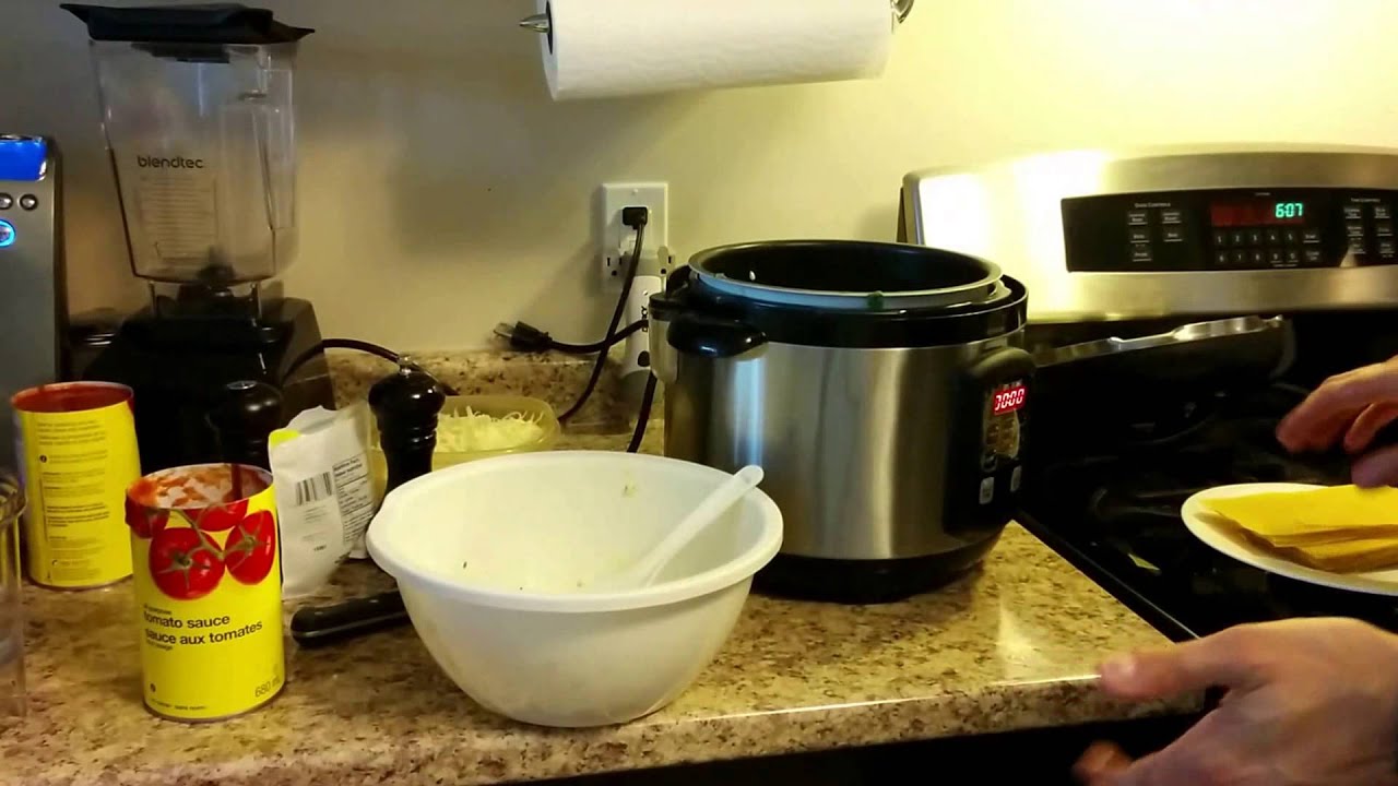 Lasagna in the Pressure Cooker, one pot meal, easily gluten free