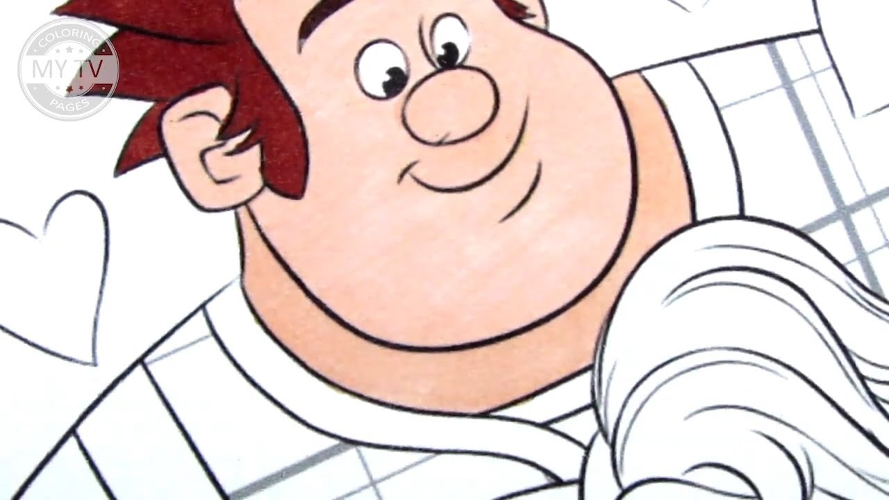 Wreck It Ralph, coloring for kids / Раскраски из мультфильма Ральф.