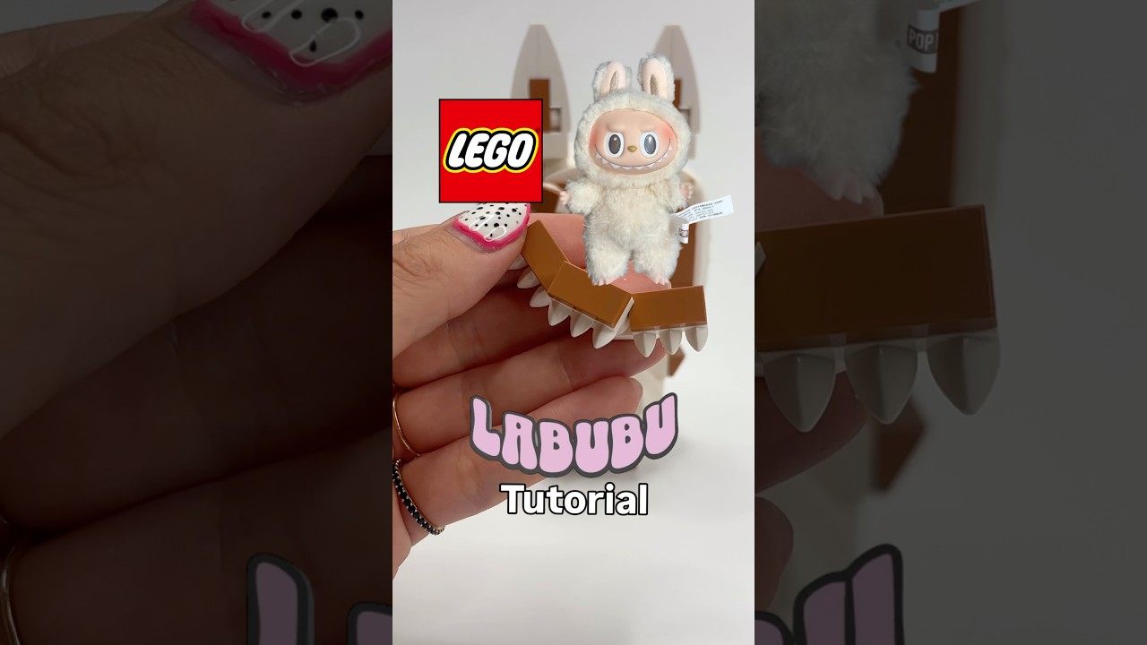 I built the viral Labubu in LEGO! 🧸👹 #labubu #legolabubu #legomoc