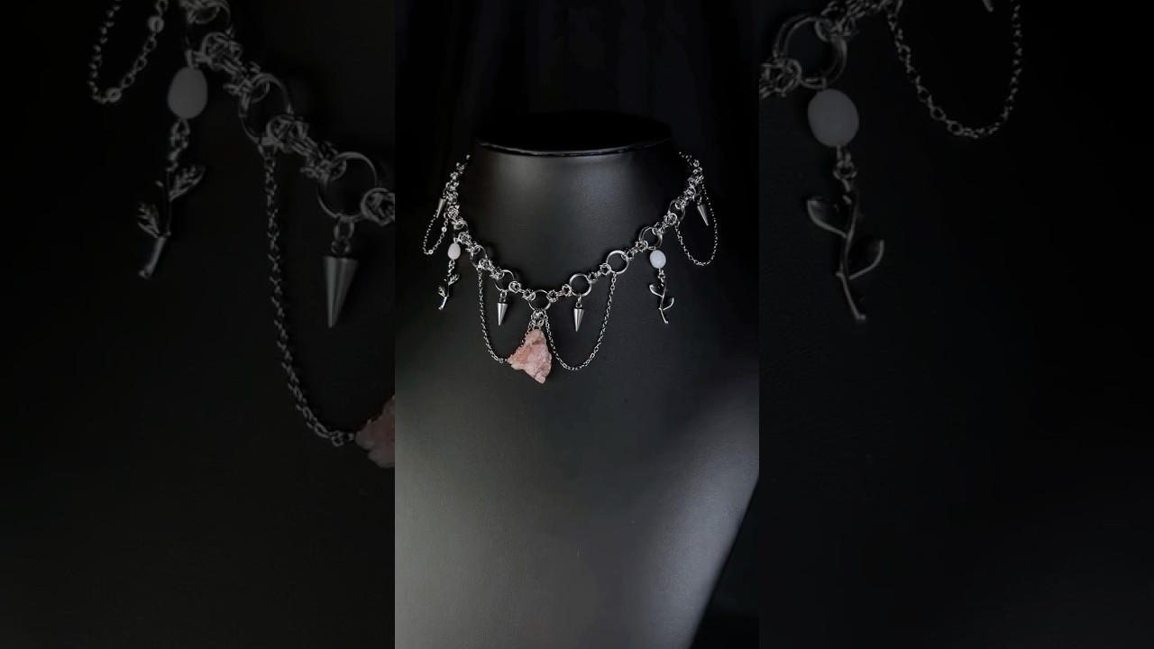 Jewelry for all fantasy fans #crystaljewelry #fairycore #chainmail #medieval #fantasyjewelry