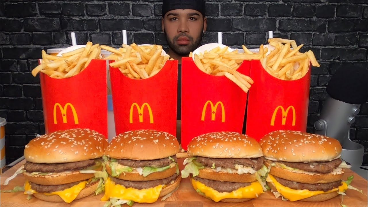 (ASMR) BIG MAC MEALS MUKBANG