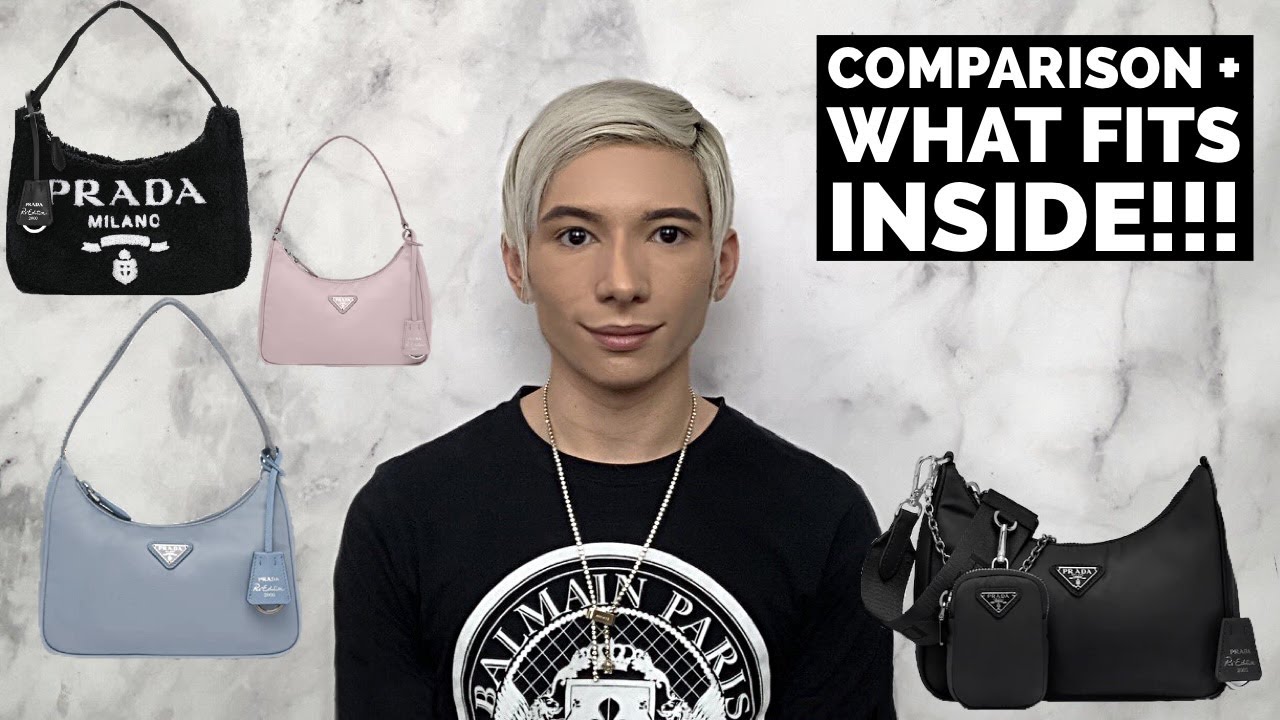 PRADA VS PRADA!!! 2000 Re-Edition VS 2005 Re-Edition (Comparison, What Fits, All Varieties)