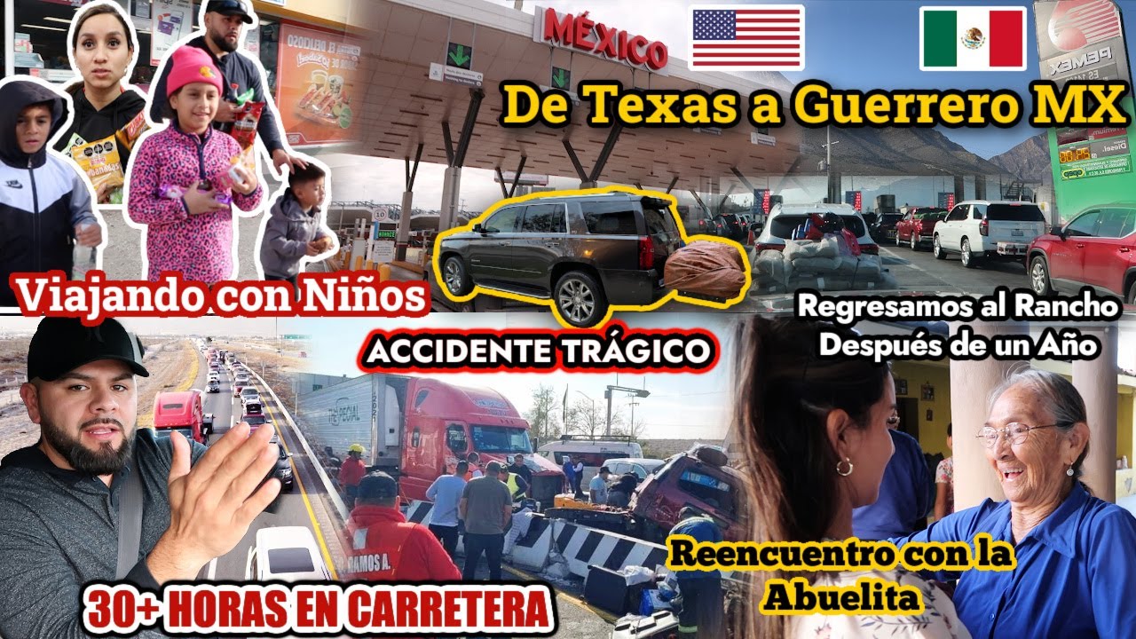 VIAJANDO a MÉXICO🇲🇽| Nos vamos en CARAVANA |PELIGROSO⚠️MAS de 30 HORAS en AUTO| LLEGAMOS al RANCHO