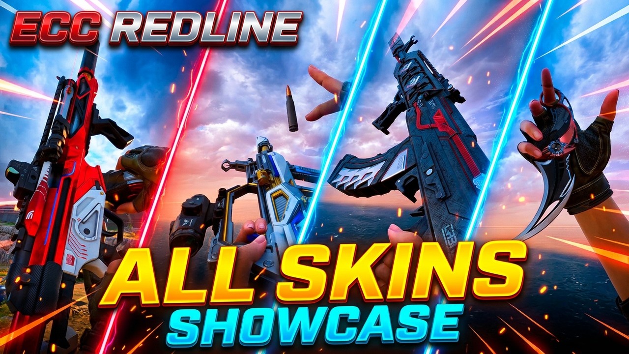 ECC REDLINE ALL Weapon Skins, Operator Skins & Inspect Animations Showcase!