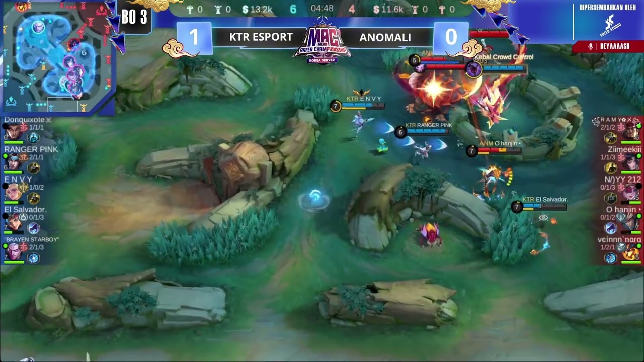 [ID] | MAC Korea Server Knockout Stage Week 2 | HYORIM VS LONEWOLF | Game 2 - Mobile Legends