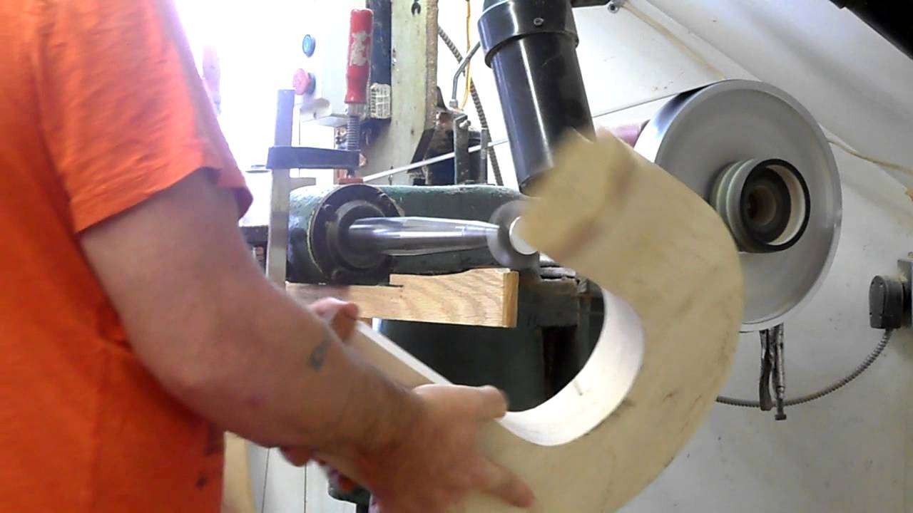 Spindle carving railing components custom wreathe