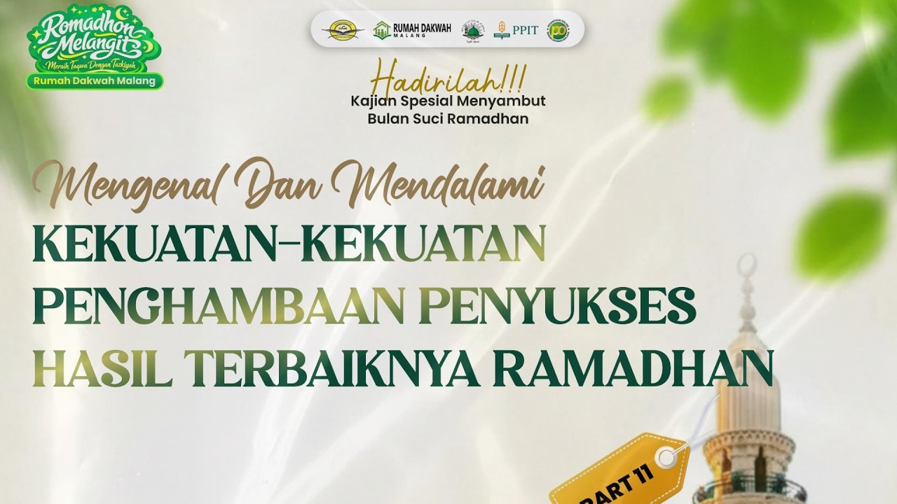 Ustadz DR.Arifuddin,M.Pd.I.-Mngnl Dn Mndlami Kkuatn