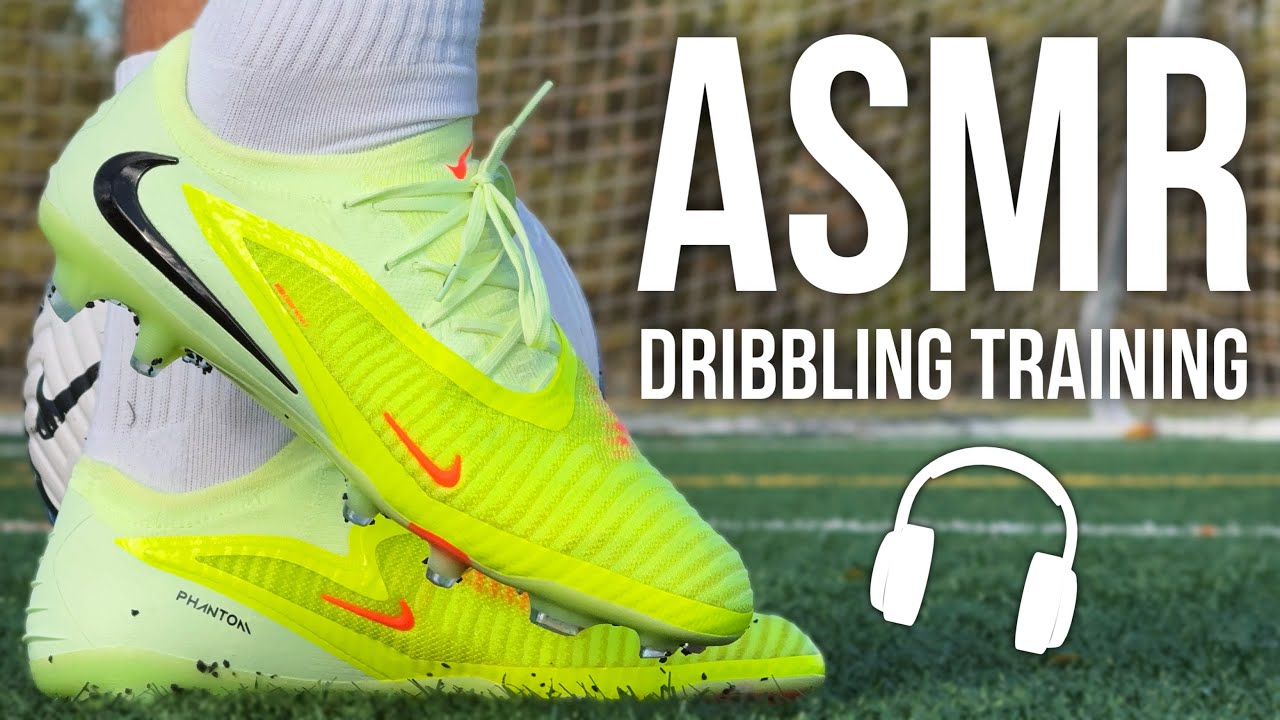 ASMR Dribbling Training For Soccer / Football In Nike Phantom 6 