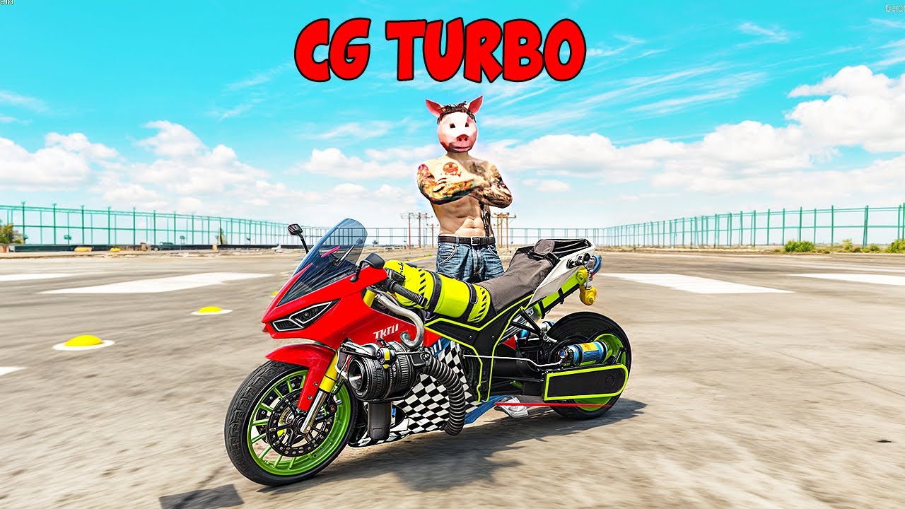 Moto Cg 200 Con Turbo Proyecto De Arrancones Sorprendo A Mis Amigos En GTA RP /Cerdito Rp