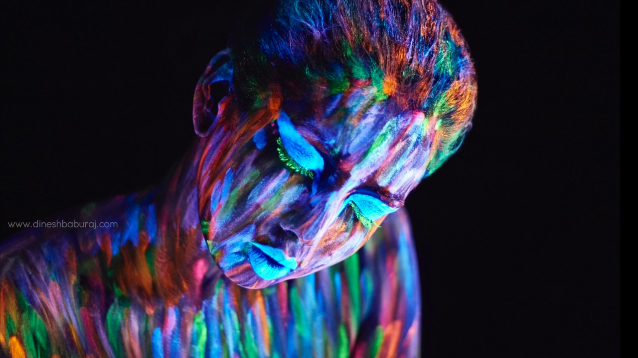 Paint A'Licious | Ultraviolet painting | Photoshoot | Dinesh Baburaj Photography | BTS
