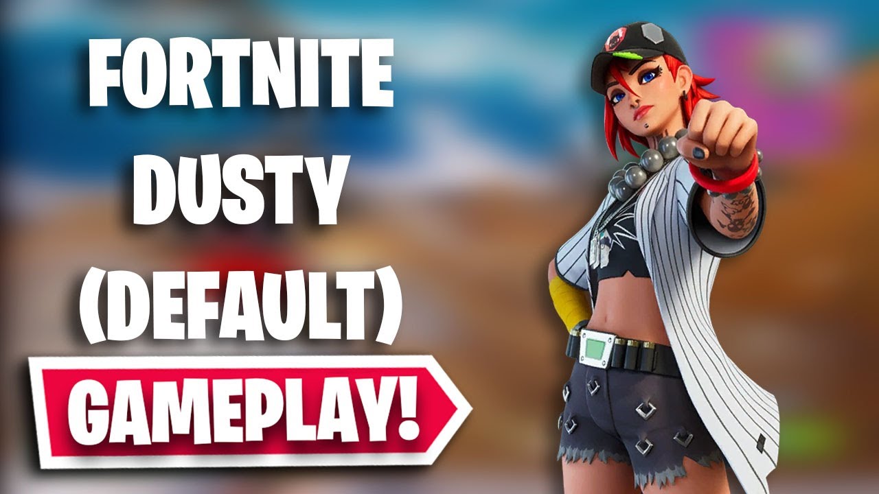 DUSTY (DEFAULT) Gameplay in Fortnite | Chapter 4 - Season 1 Battle Pass
